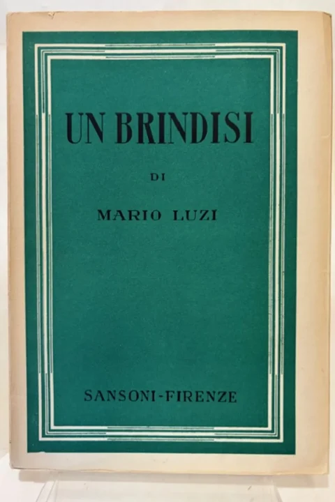 Un brindisi.