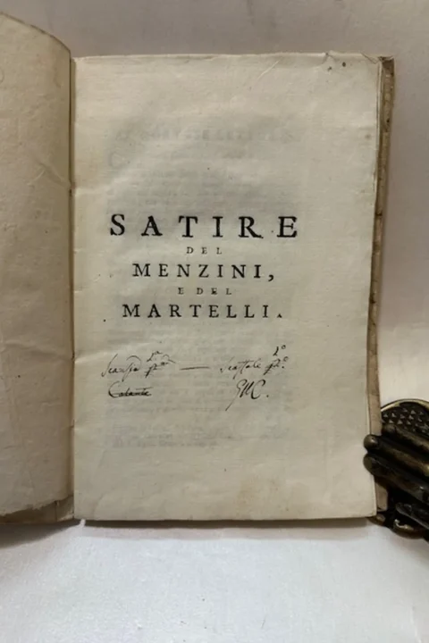 Satire del Menzini e del Martelli.