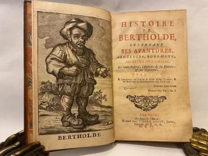 Histoire de Bertholde, contenant ses aventures, sentences, bons-mots, reparties ingéniuses, ses tours d’esprit, l’histoire de sa Fortune, et son testament. Traduit et paraphrasée de l’italien
