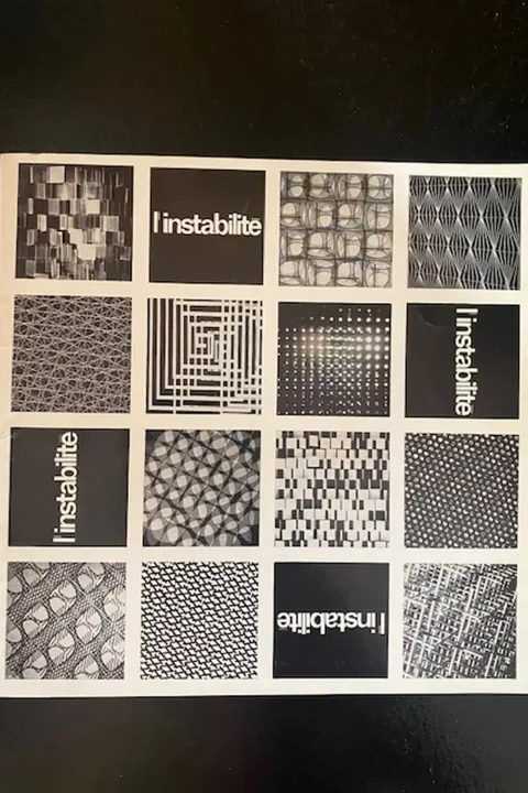 L'instabilitè recherches visuelles de garcia rossi le parc morellet sobrino stein yvaral - groupe de recherche d'art visuel - paris