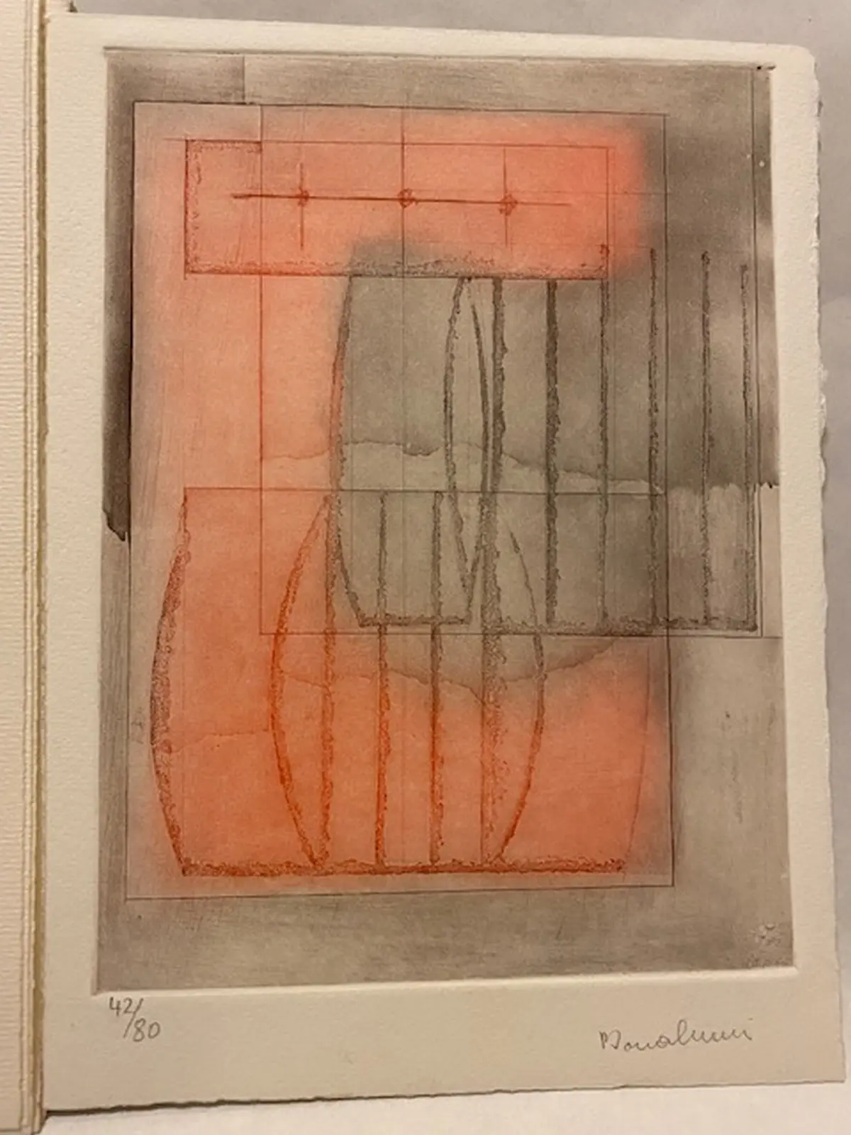 Sentimentalità tre incisioni di Agostino Bonalumi.