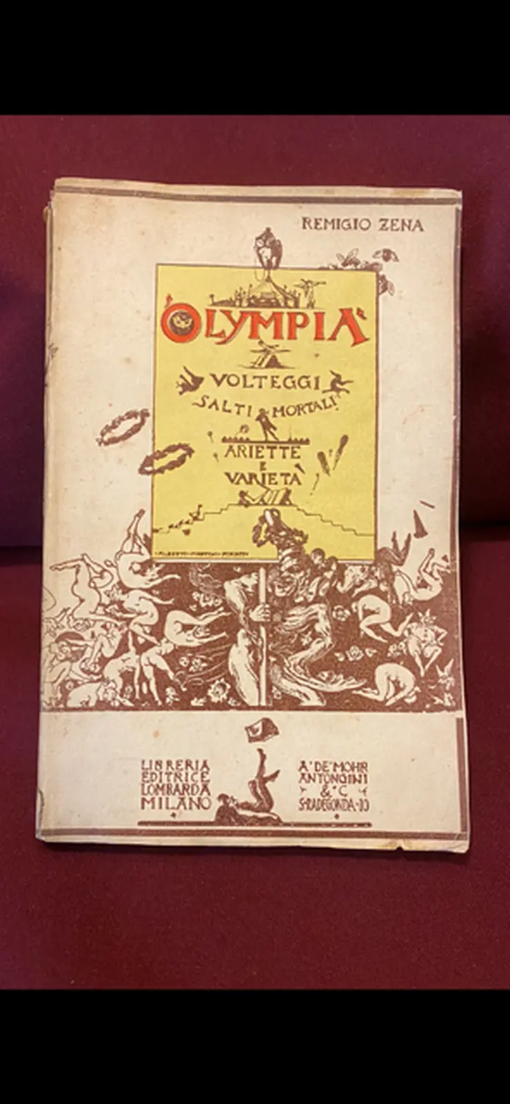 Olympia. Volteggi - Salti mortali - Ariette e varietà.