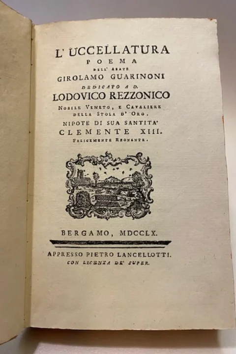L'Uccellatura poema.