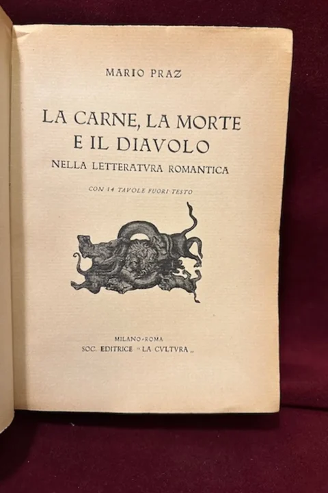 La carne, la morte e il diavolo nella letteratura romantica.