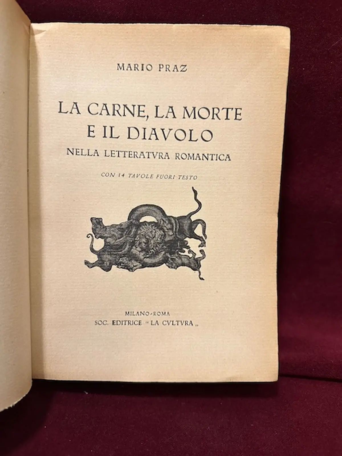 La carne, la morte e il diavolo nella letteratura romantica.