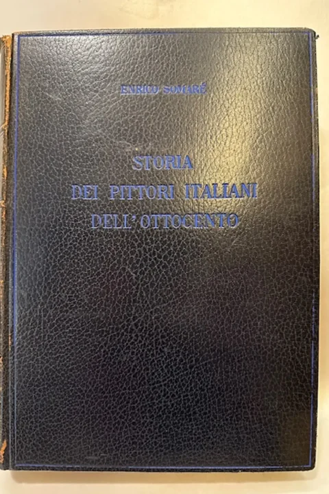 Storia dei pittori italiani dell'Ottocento. 2 volumi. LA Nuova Scuola Lombarda - Pittori Veneti - Pittori Piemontesi - Pittori Liguri - Pittori Emiliani (primo vol) La Nuova Scuola Toscana - Pittori dell'Italia Centrale - La Nuova Scuola Napoletana (secondo vol). 