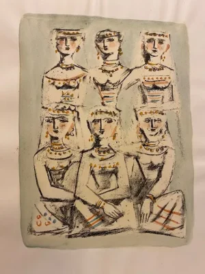 Lamento del Gabelliere, nota di Carlo Bo, litografie di Massimo Campigli.