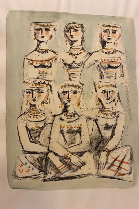 Lamento del Gabelliere, nota di Carlo Bo, litografie di Massimo Campigli.