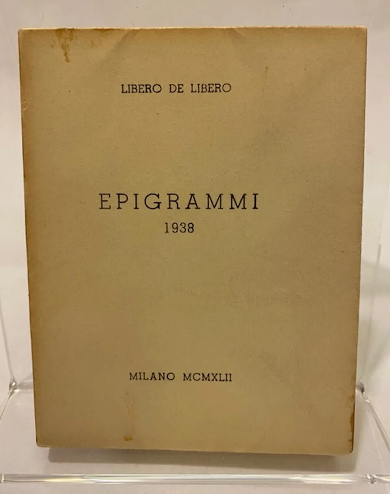 Epigrammi 1938.