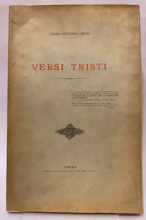 Versi tristi.