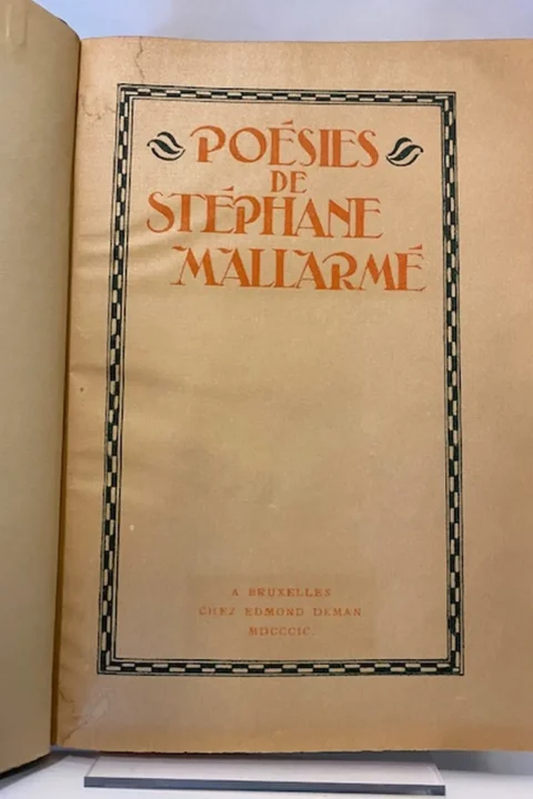 Poésies. 