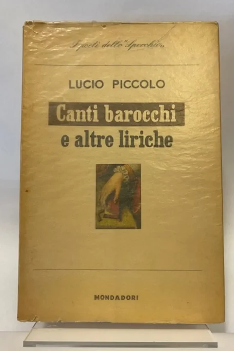 Canti barocchi e altre liriche.