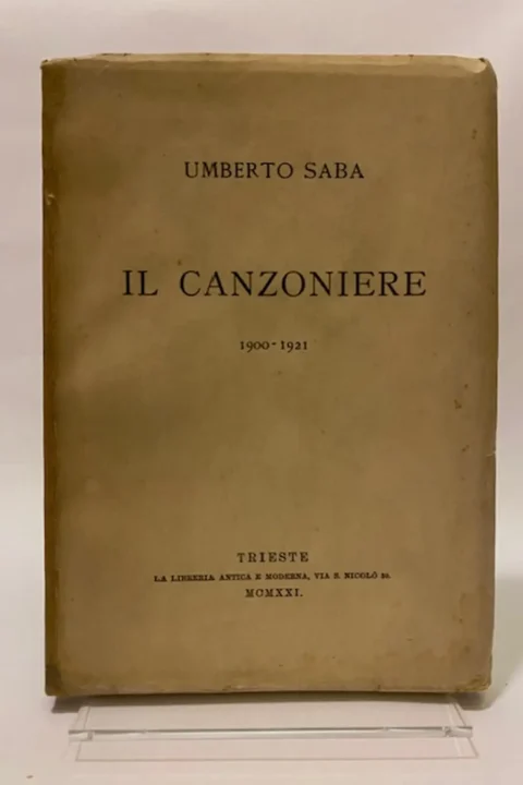Il Canzoniere 1920-1921.