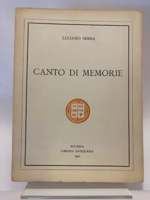 Canto di memorie.