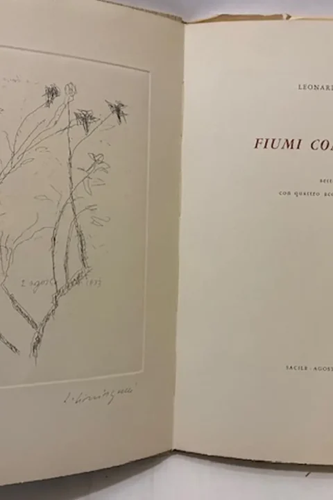 Fiumi come specchi, sette poesie con quattro acqueforti dell’autore.