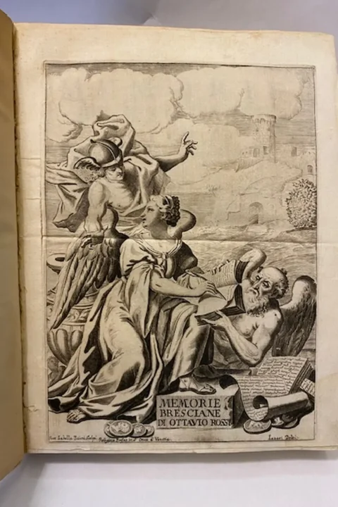 Le memorie bresciane. Opera historica, e simbolica. Riveduta da Fortunato Vinaccesi e dal medesimo in questa nuova Impressione accresciuta di considerabil numero di Marmi non più Stampati