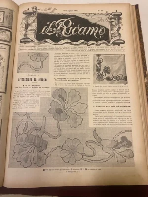 Il Ricamo. Annata III - 1902    dal nr. 1 (5 gennaio) al nr. 52 (28 dicembre).