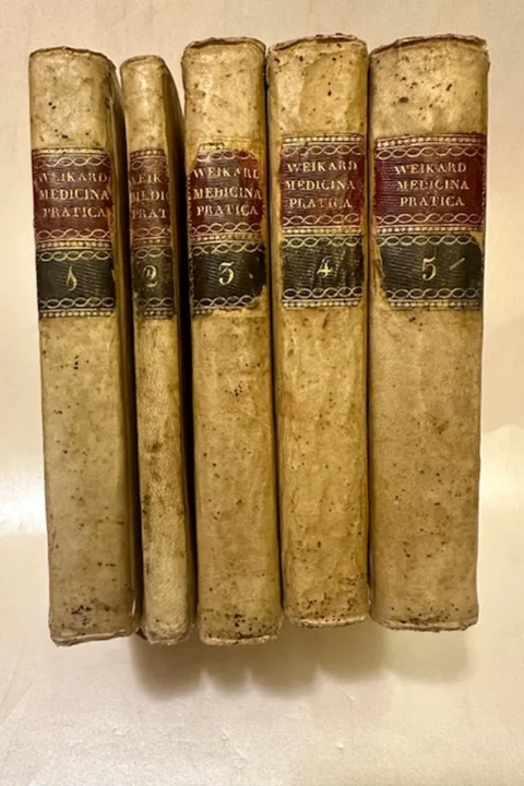 Elementi di medicina pratica fondati sulla sperienza e sul sistema Brown. Tomo I: Malattie steniche- Tomo II e Tomo III: Malattie Asteniche - Tomo IV e Tomo V: Malattie locali. 