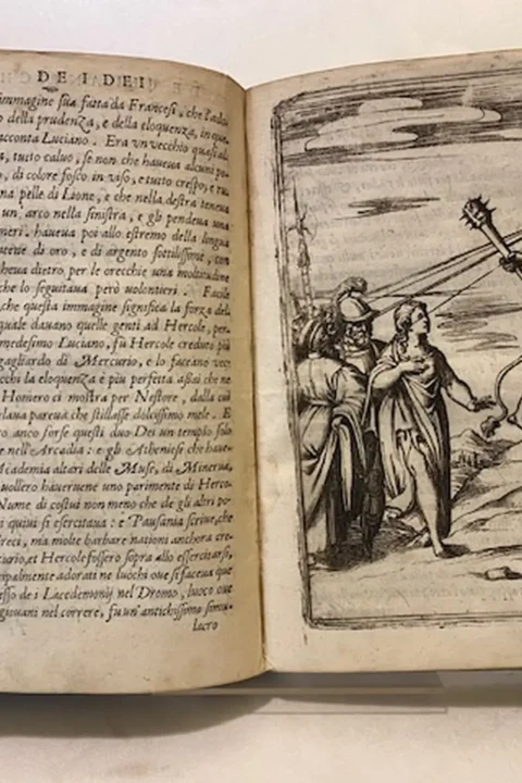 Le Imagini De Gli Dei Antichi, nelle quali si contengono gli Idoli, Riti, Cerimonie et altre cose con bellissime figure nuovamente stampate et con molta diligenza riviste e ricorrette.