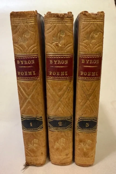 Poemi di Lord Byron tradotti in prosa italiana da Carlo Rusconi. Voll. I-II-III.