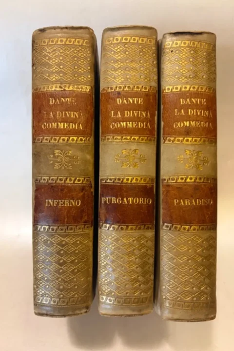 Commedia di Dante Allighieri con ragionamenti e note di Niccolò Tommaseo. Voll. I-II.III.