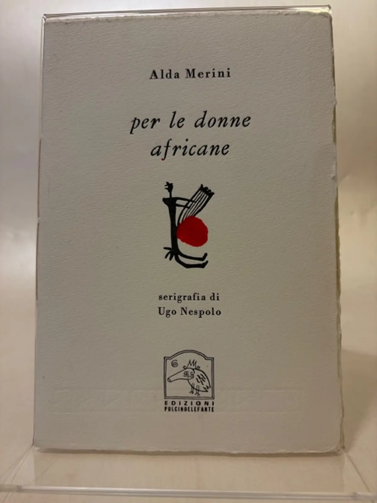 Per le donne africane. Serigrafia di Ugo Nespolo Per le donne africane. Serigrafia di Ugo Nespolo.