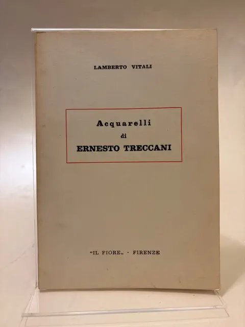 Acquarelli di Ernesto Treccani.  (DEDICA) 