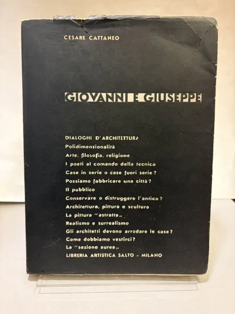Giovanni e Giuseppe. Dialoghi d'Architettura.