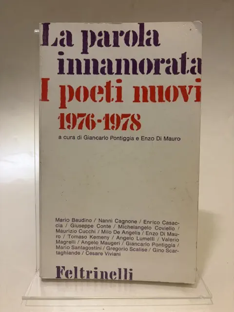 La parola innamorata, I poeti nuovi 1976-78.