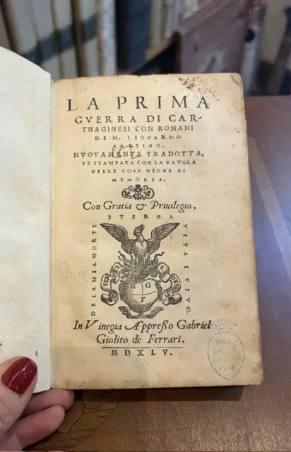 La guerra di Carthaginesi con Romani. Nuovamente tradotta et stampata con la tavola delle cose degne di memoria. 