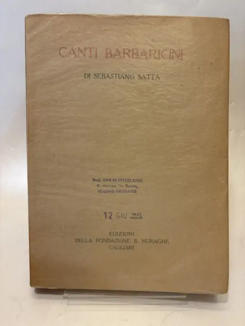 Canti Barbaricini.