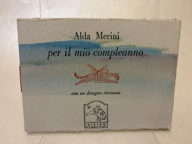 Per il mio compleanno. Con un disegno ritrovato.