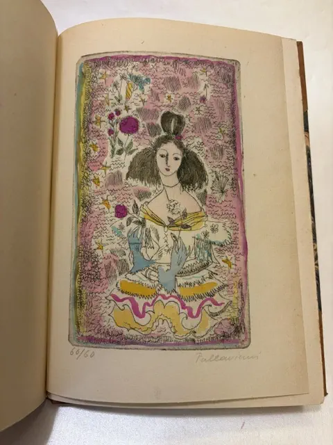 La Dame aux Camelias. Illustrations de Pallavicini.