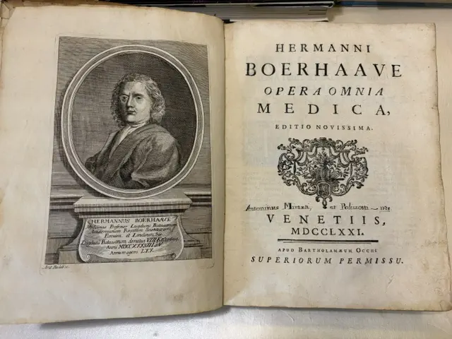 Hermanni Boerhaave Opera omnia medica editio novissima.