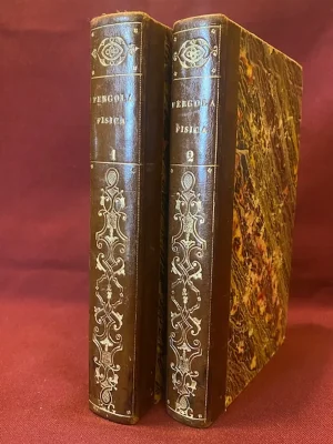 Instituzioni di Fisica sperimentale di Gabriele Fergola professore aggiunto alla cattedra di Astronomia nella regia Università di Napoli, voll. I (IV). 