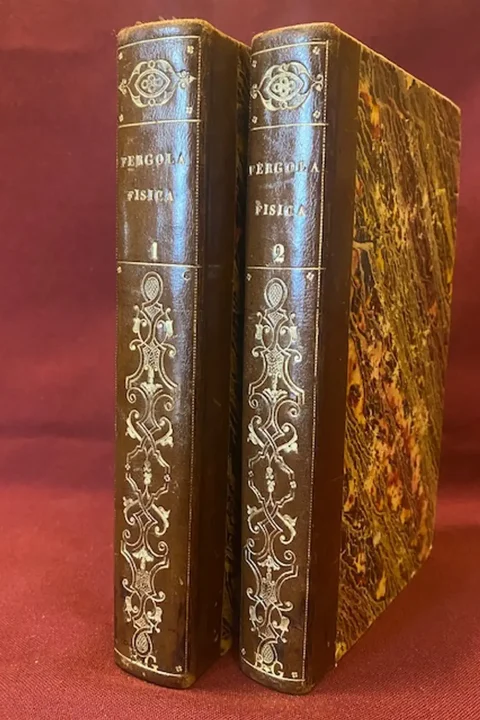 Instituzioni di Fisica sperimentale di Gabriele Fergola professore aggiunto alla cattedra di Astronomia nella regia Università di Napoli, voll. I (IV). 