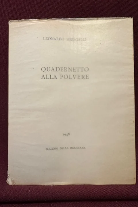 Quadernetto alla polvere.